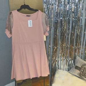 Pink Mini Dress